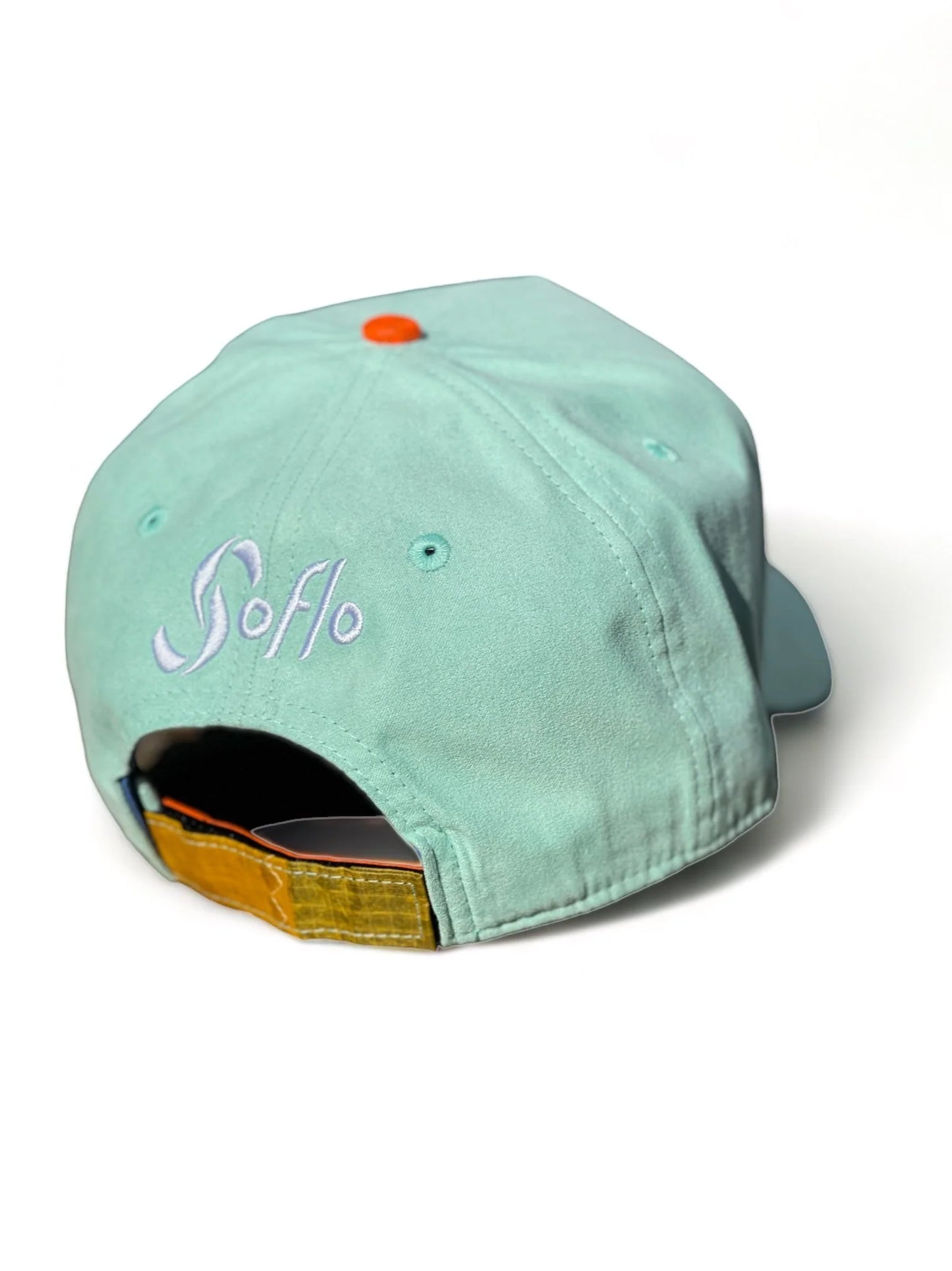 Suede Aqua Hat Silicone Logo