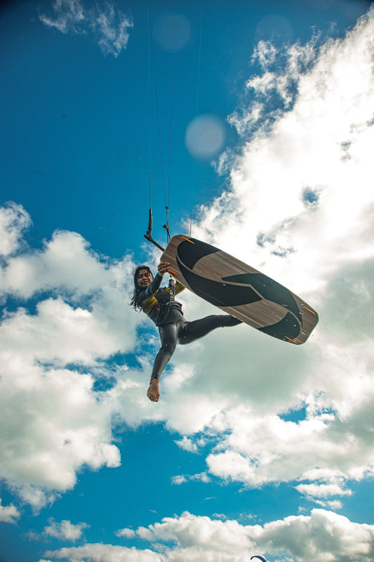 MKB VIP — kiteboarder in the air over Miami