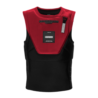 Mystic Solace Impact Vest S-Zip, red, front