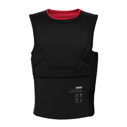 Mystic Solace Impact Vest S-Zip, red, side zip